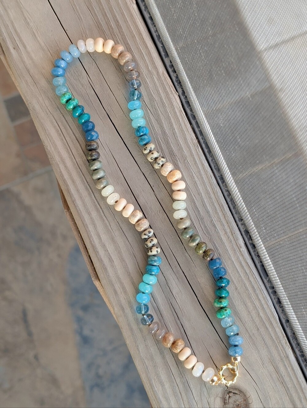 Beaded Gemstone Necklace